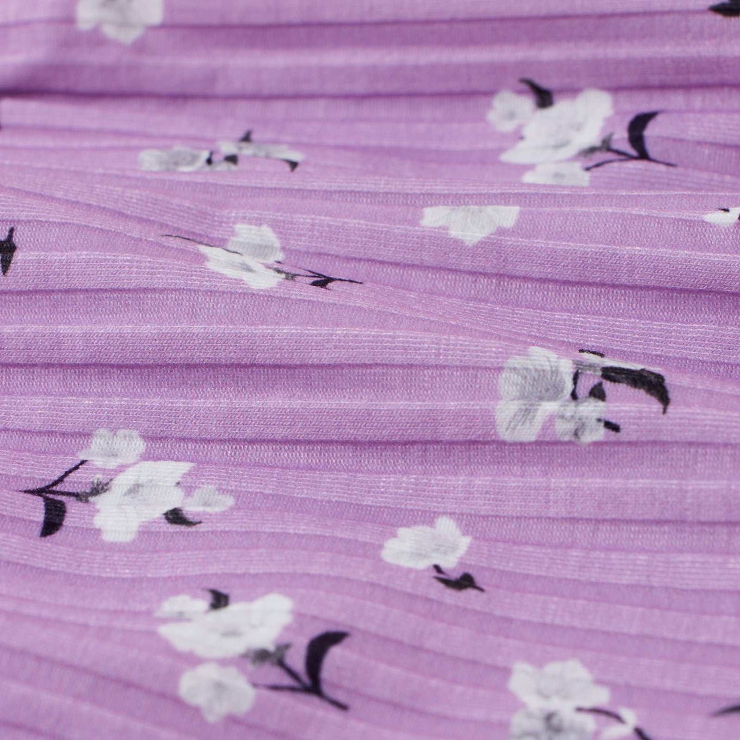 Girls Floral Strap Tank Top with Bell-bottom Pants Set