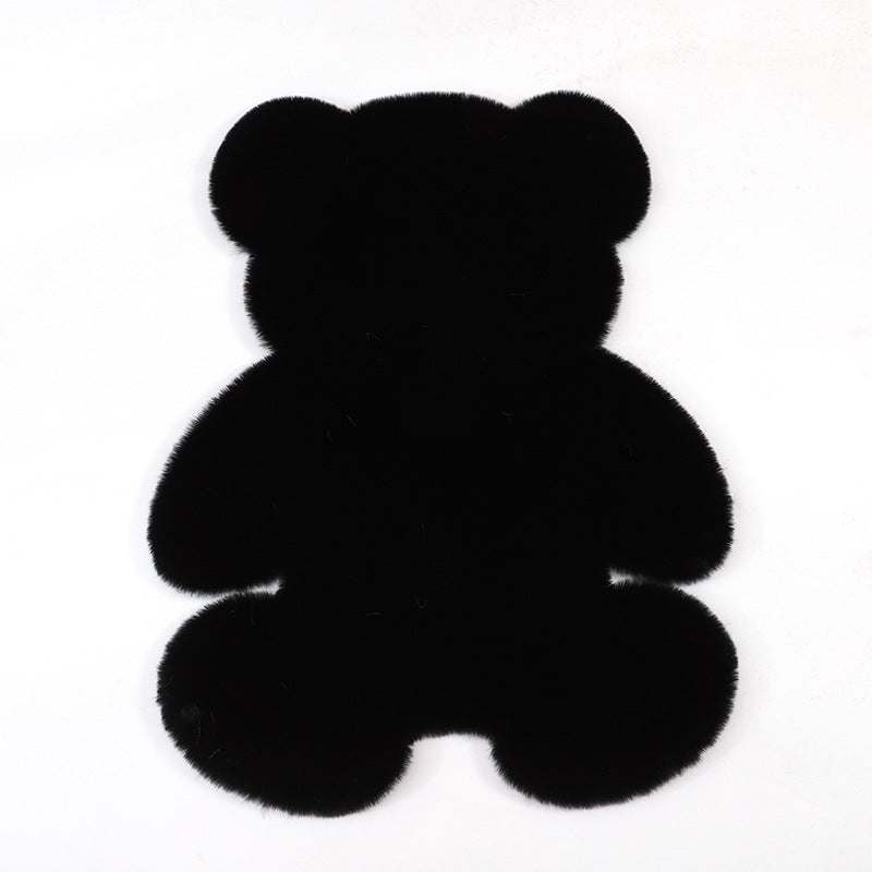 Fur Cartoon Bear Animal Carpet Floor Mat Door Mat