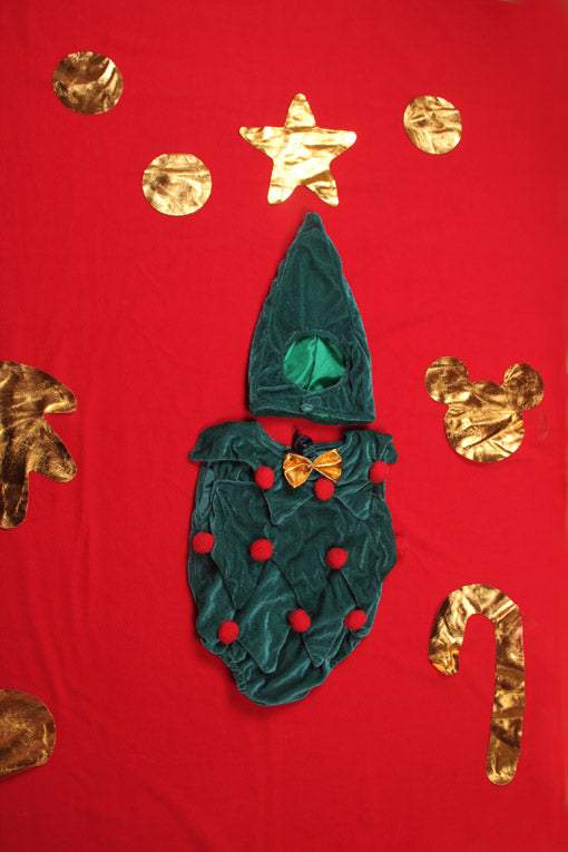 Baby Photography Costume Christmas Tree Theme Outfits