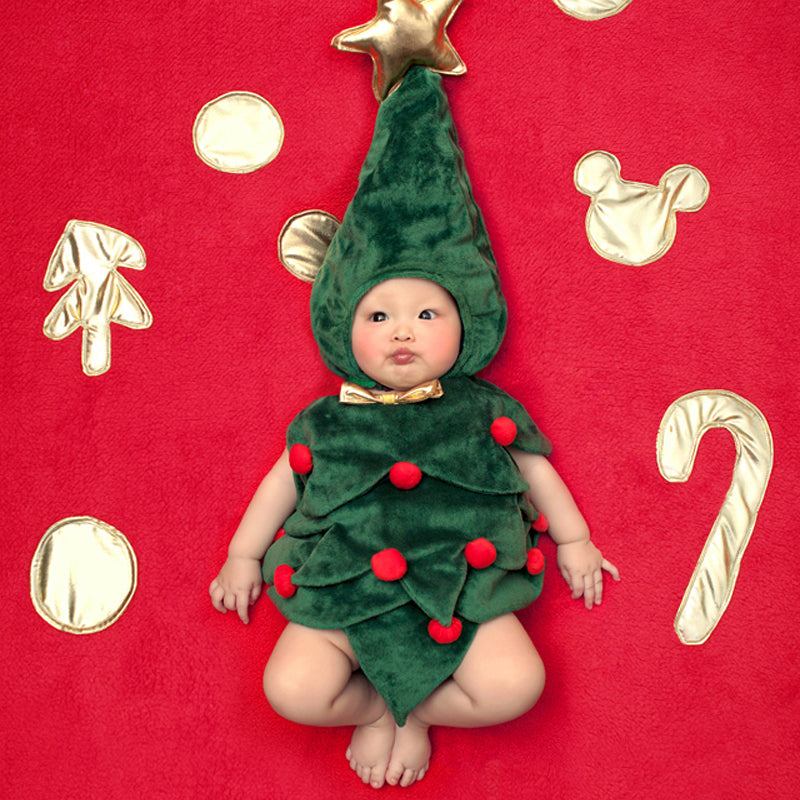 Baby Photography Costume Christmas Tree Theme Outfits