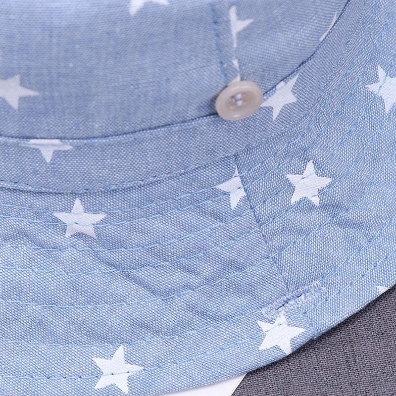 Kids Bucket Sun Hat with Stars
