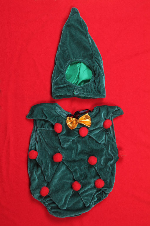 Baby Photography Christmas Tree Theme Outfit