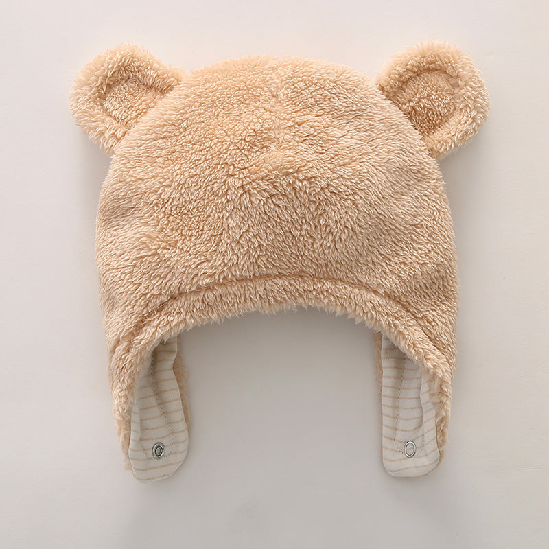 Baby Flannel Buckle Hat