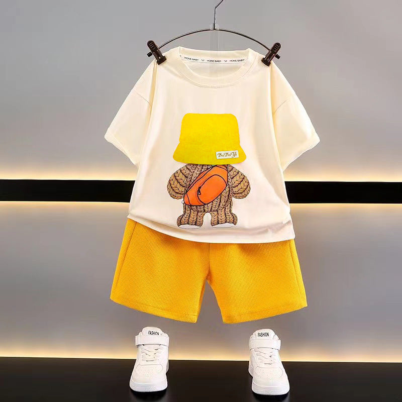 Boys Short Sleeve Comfort Casual Sports Set
