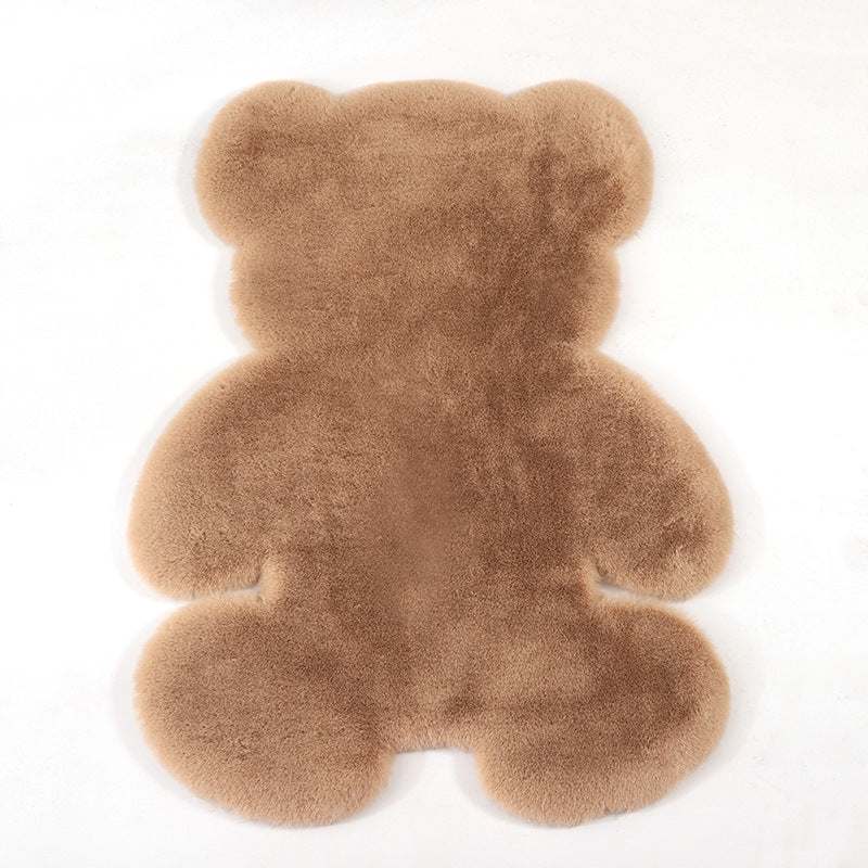 Fur Cartoon Bear Animal Carpet Floor Mat Door Mat