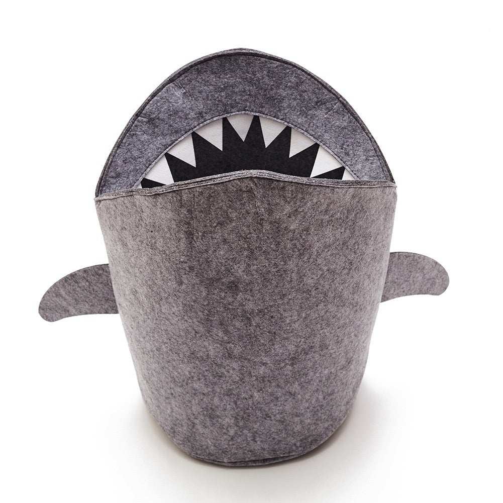 Cute Shark Shaped Kids Toy Storage Basket | Multi-Functional