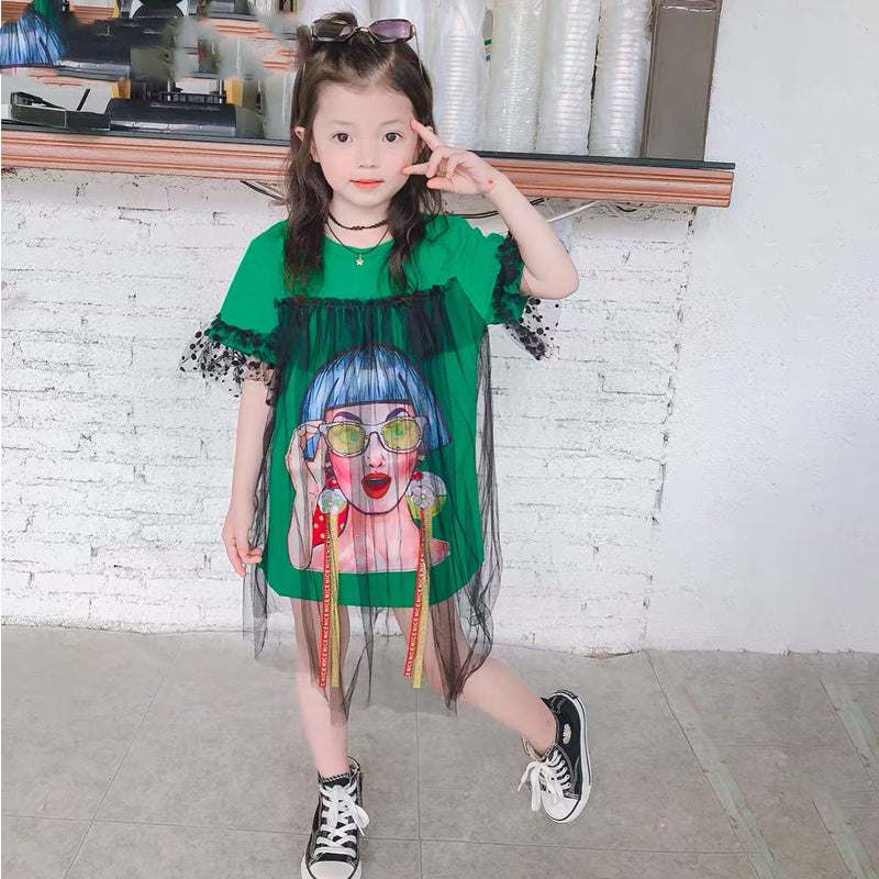 Summer Girls Long Loose Streetwear Comfortable T-Shirt