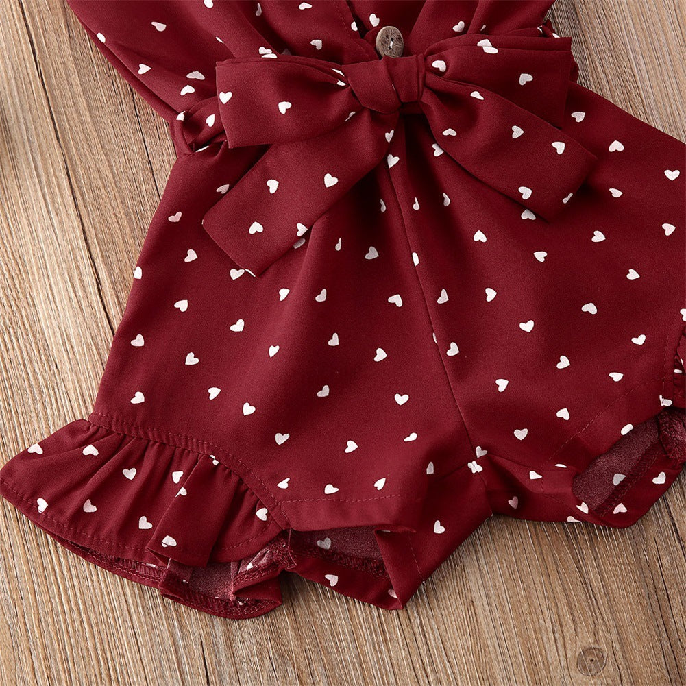Girls Summer Style One Piece Romper