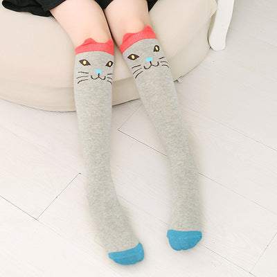 Fashionable And Cute Girl Cotton Stockings/Knee Socks