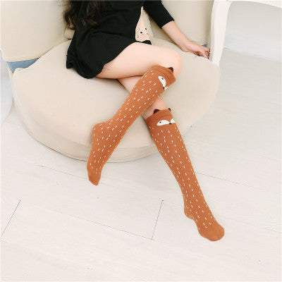 Fashionable And Cute Girl Cotton Stockings/Knee Socks