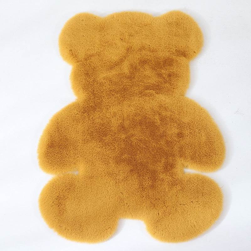 Fur Cartoon Bear Animal Carpet Floor Mat Door Mat