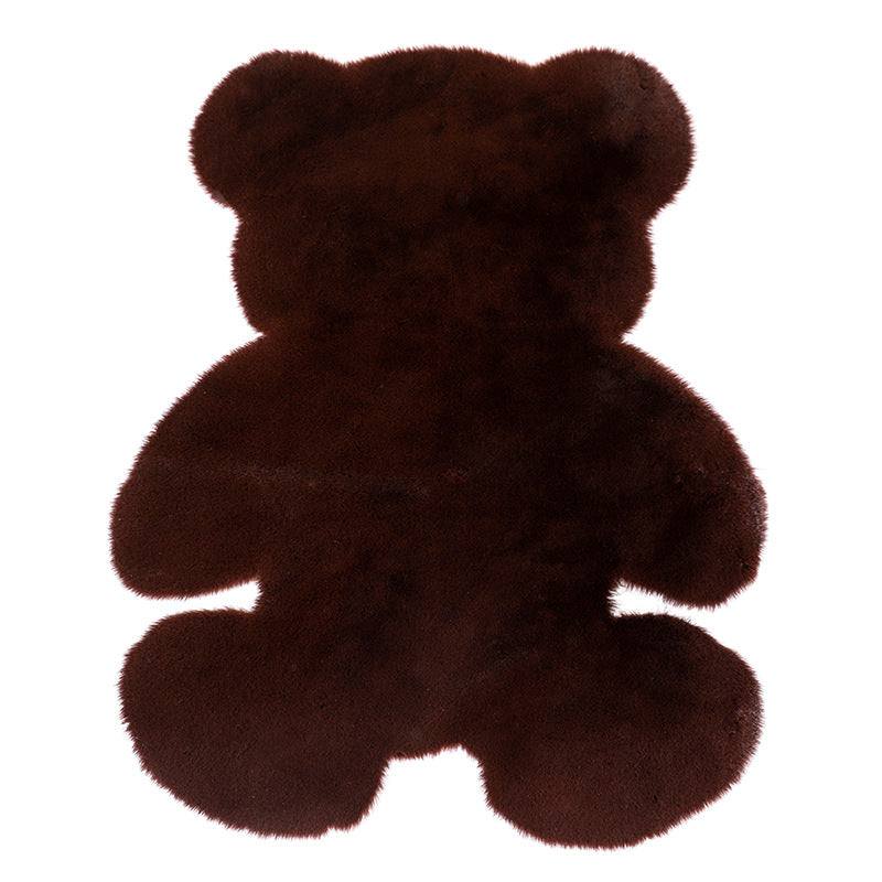 Fur Cartoon Bear Animal Carpet Floor Mat Door Mat