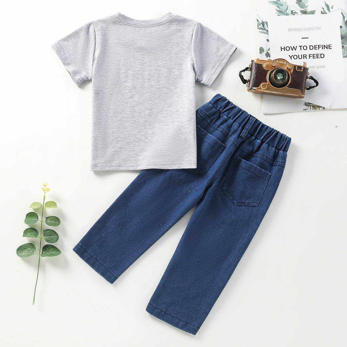 Daddys Partner in Crime Short Sleeve with Pants Set