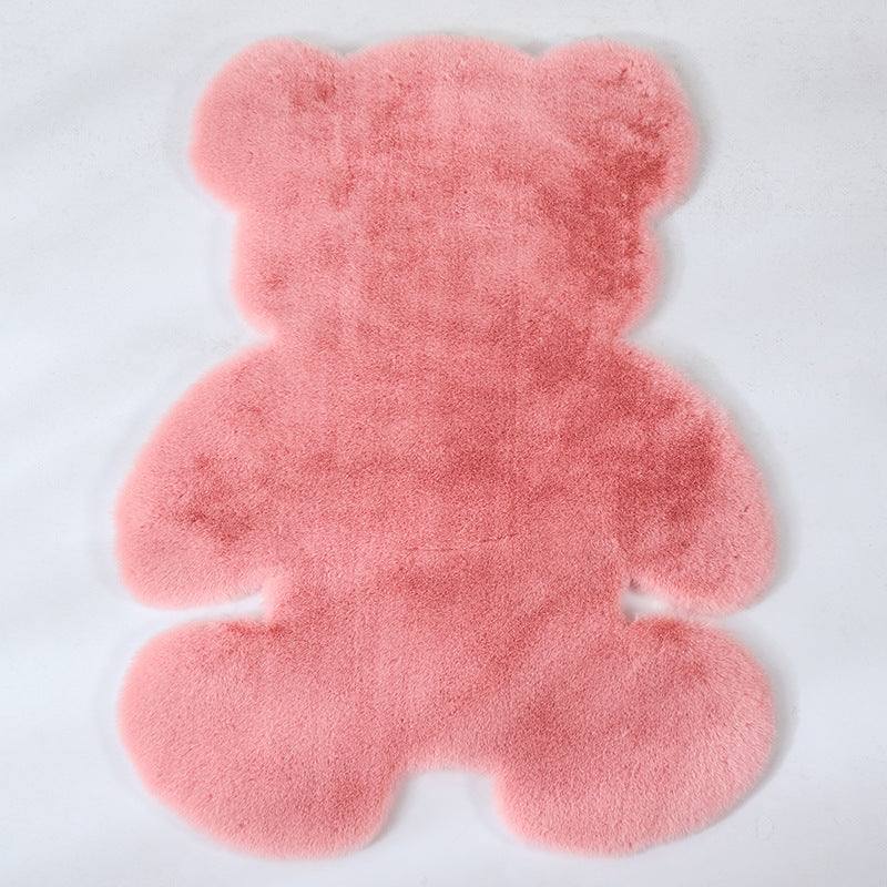 Fur Cartoon Bear Animal Carpet Floor Mat Door Mat