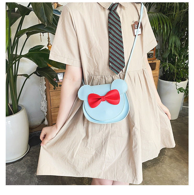 Cute And Adorable Bowknot Soft Girl Purse