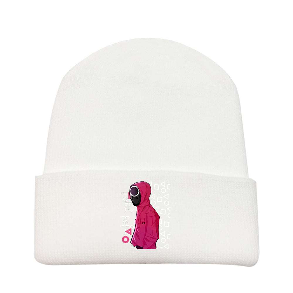 Simple Knitted 2D Digital Printing Beanie