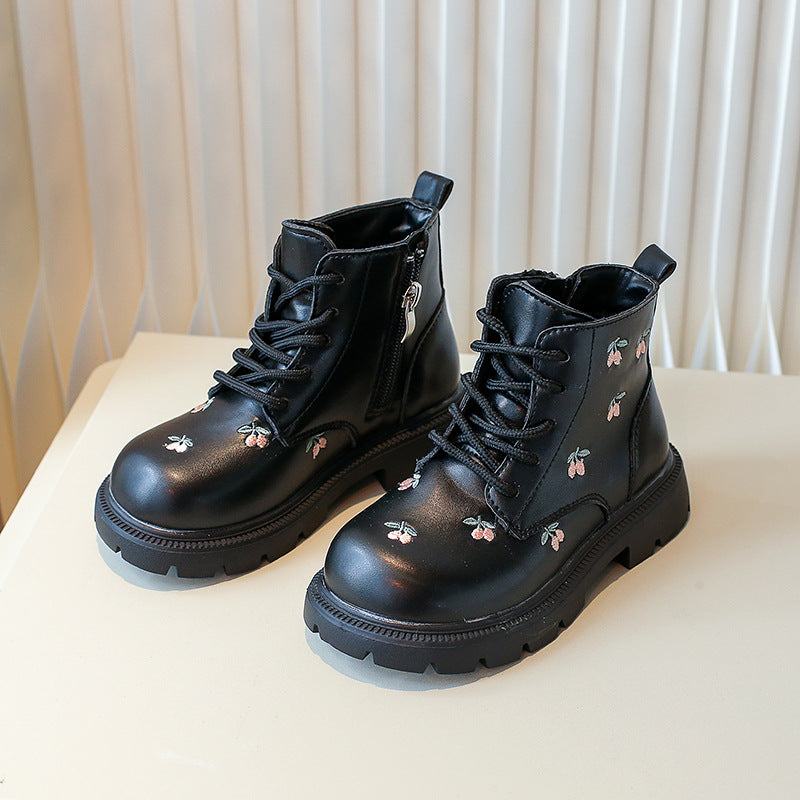 Comfortable Seasonal New Style Flower Printed Girls Boots