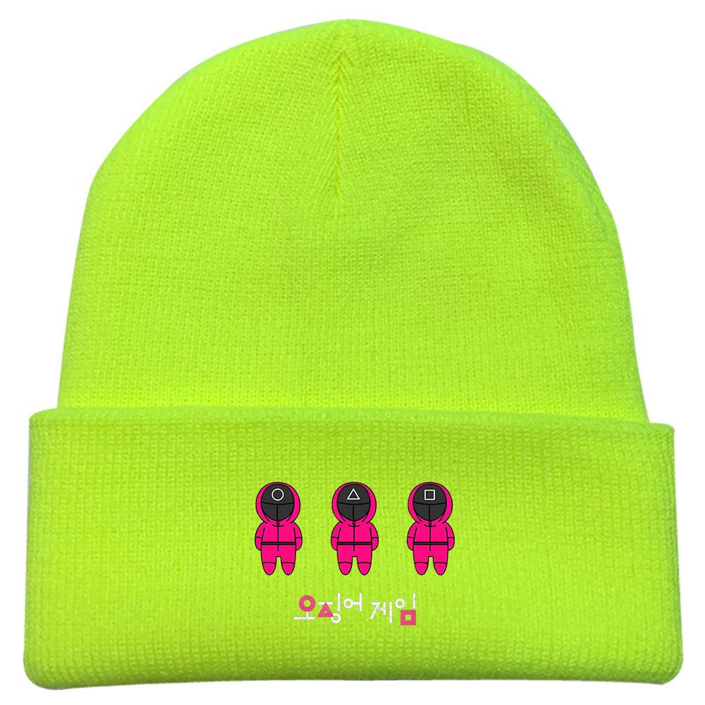 Simple Knitted 2D Digital Printing Beanie