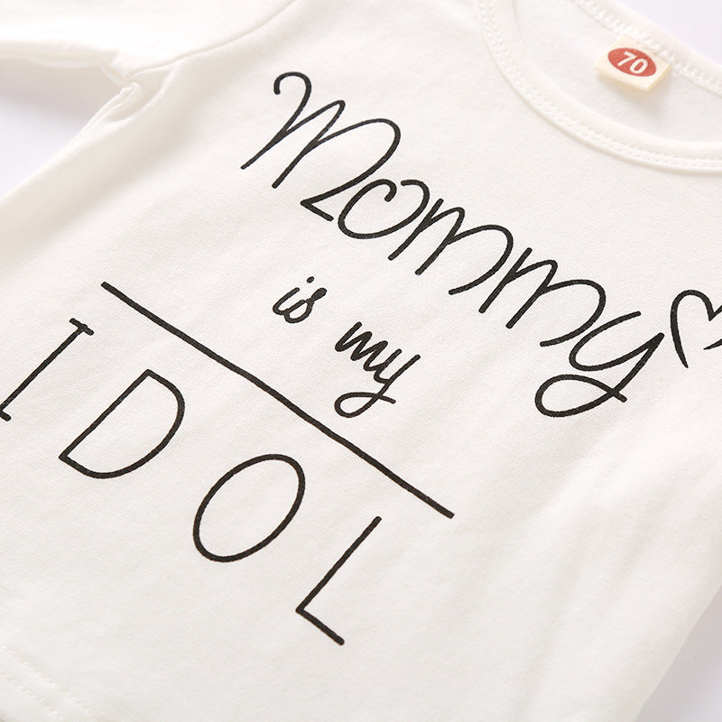 Baby Girl Mommy Idol Three-piece Set
