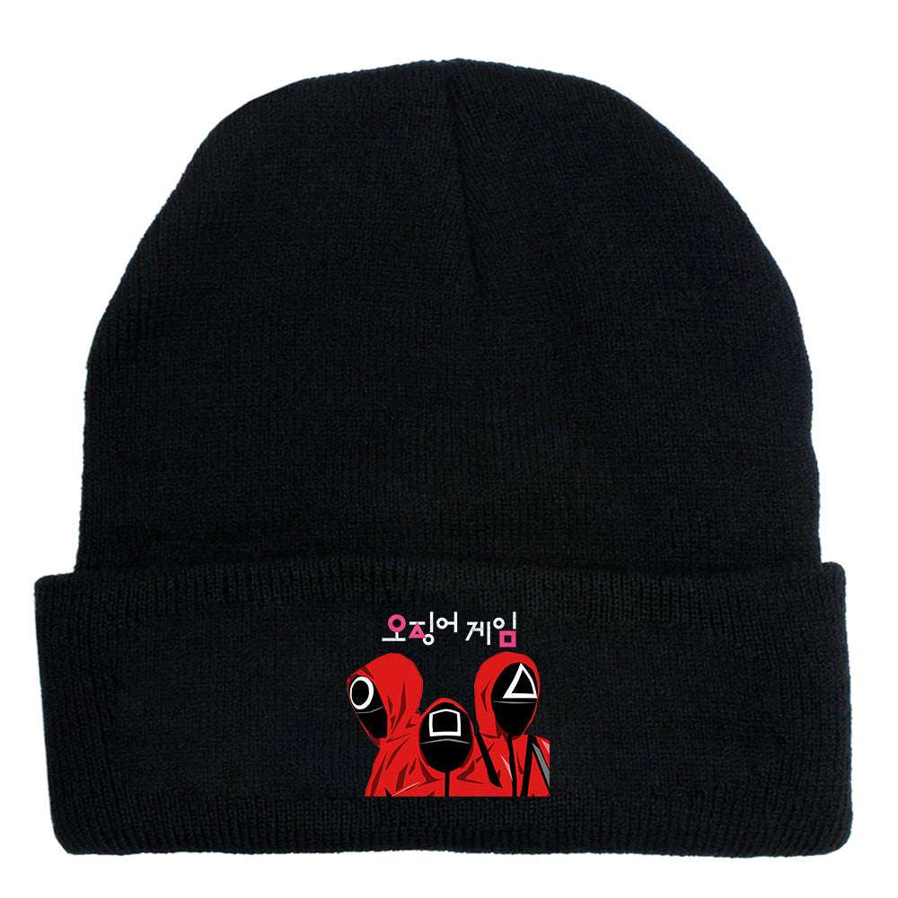 Simple Knitted 2D Digital Printing Beanie