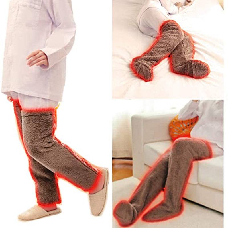 Knee High Fuzzy Long Warm Home Sleeping Socks | Cozy Comfort