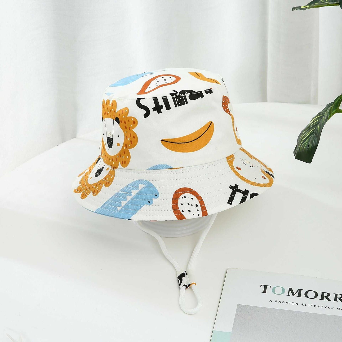 Children's Printed Bucket Sun Hat