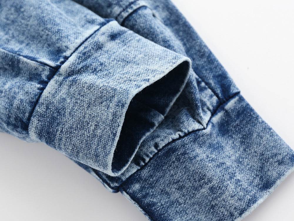Boy Denim Long Sleeve Jacket And Pants