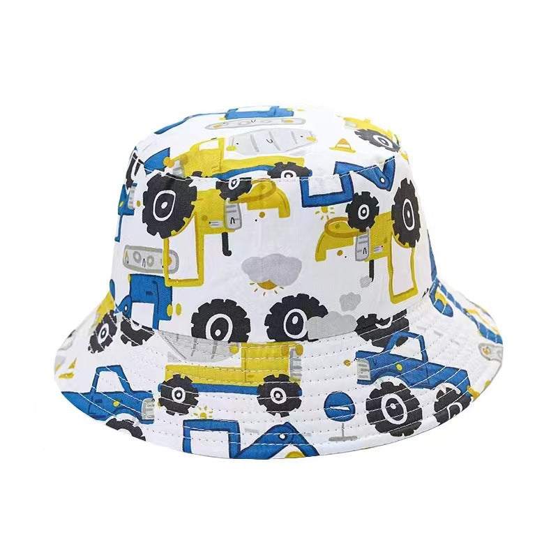 Children's Printed Bucket Sun Hat