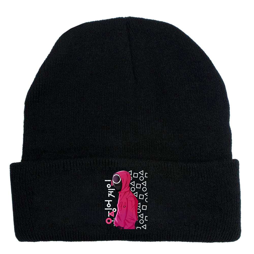 Simple Knitted 2D Digital Printing Beanie