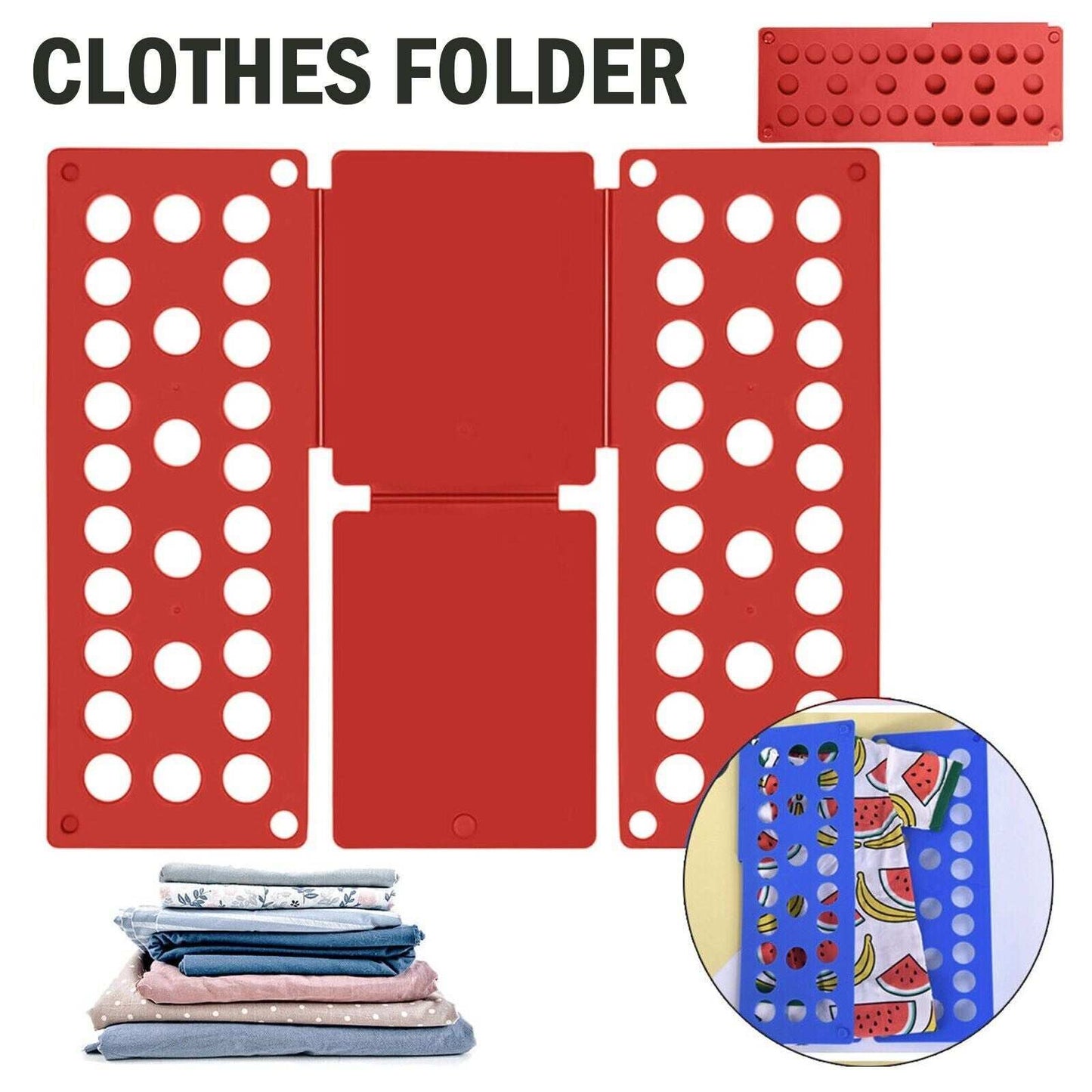 Clothes Fast Folder Board Laundry Organizer for Easy Storage