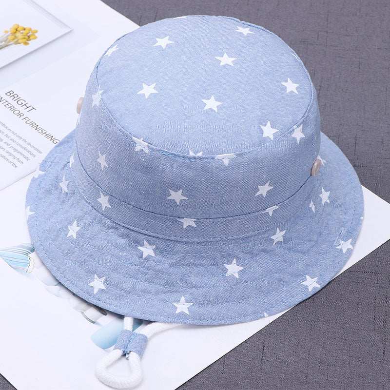 Kids Bucket Sun Hat with Stars
