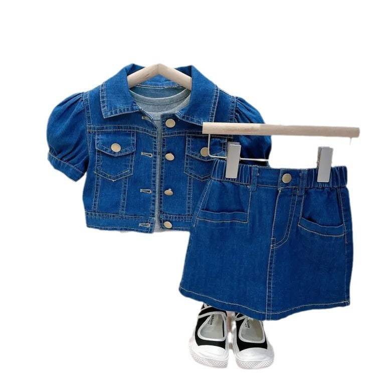 Clothing Fashionable Stylish Blue Suit for Girls
