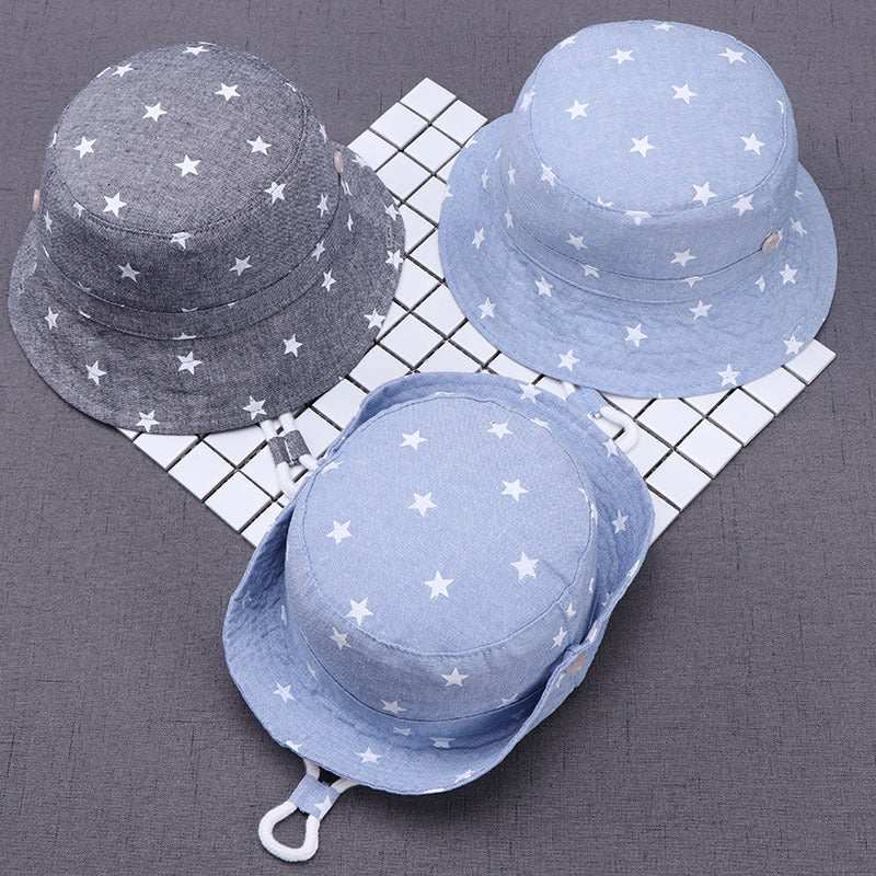 Kids Bucket Sun Hat with Stars