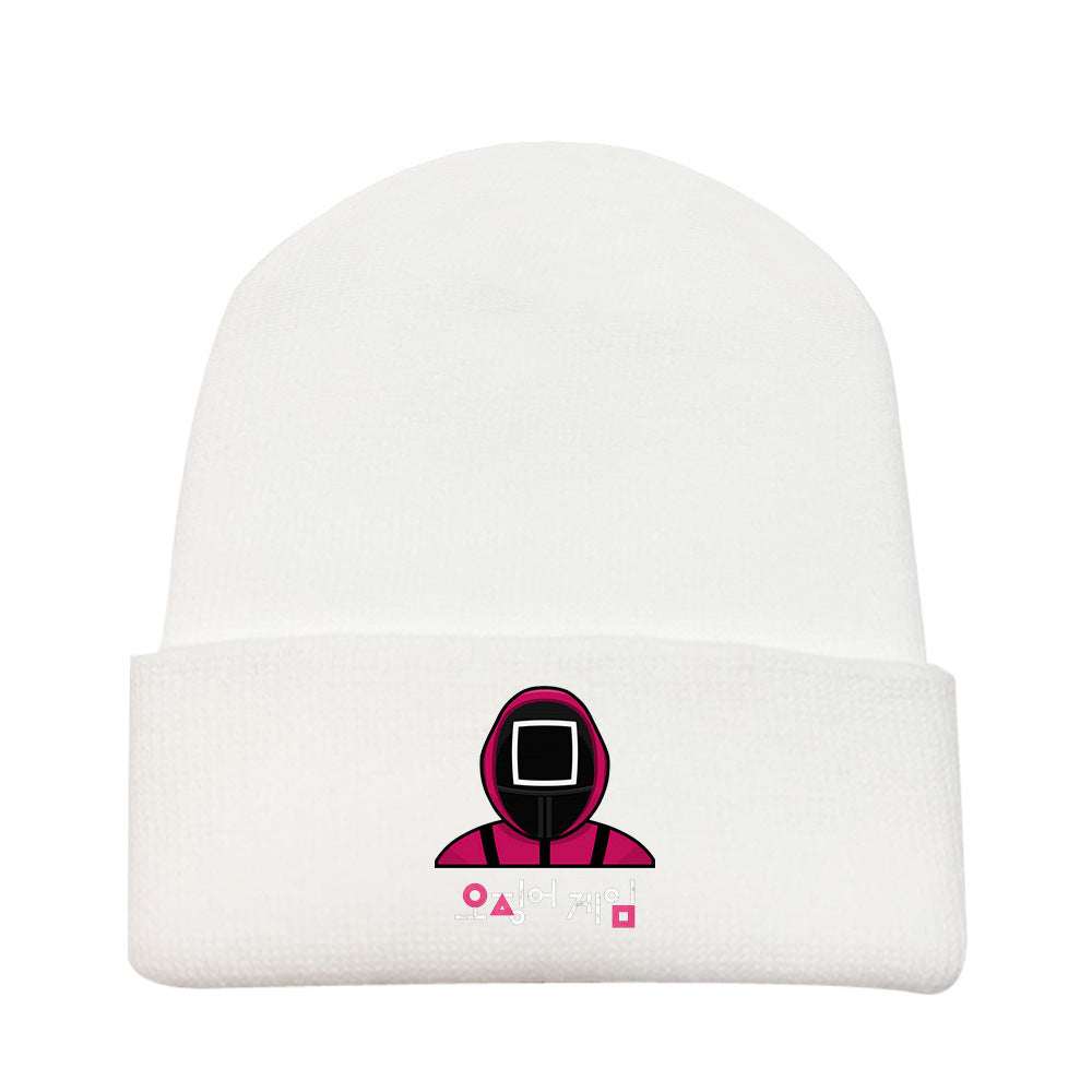 Simple Knitted 2D Digital Printing Beanie