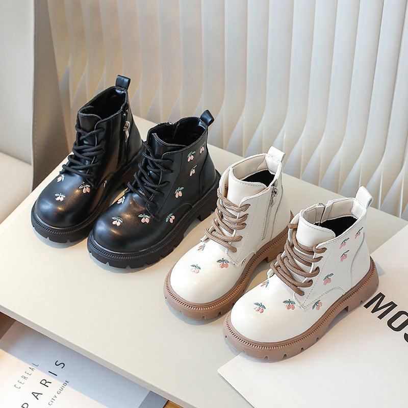 Comfortable Seasonal New Style Flower Printed Girls Boots