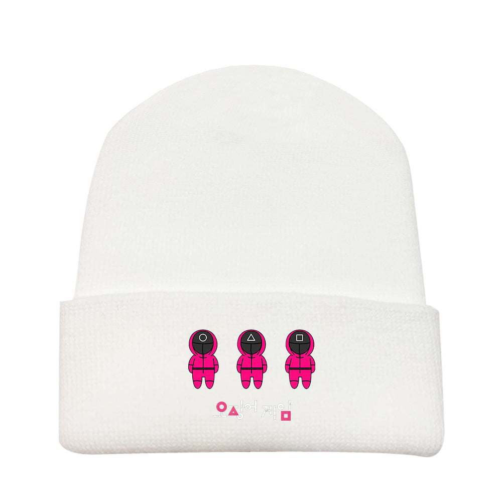 Simple Knitted 2D Digital Printing Beanie
