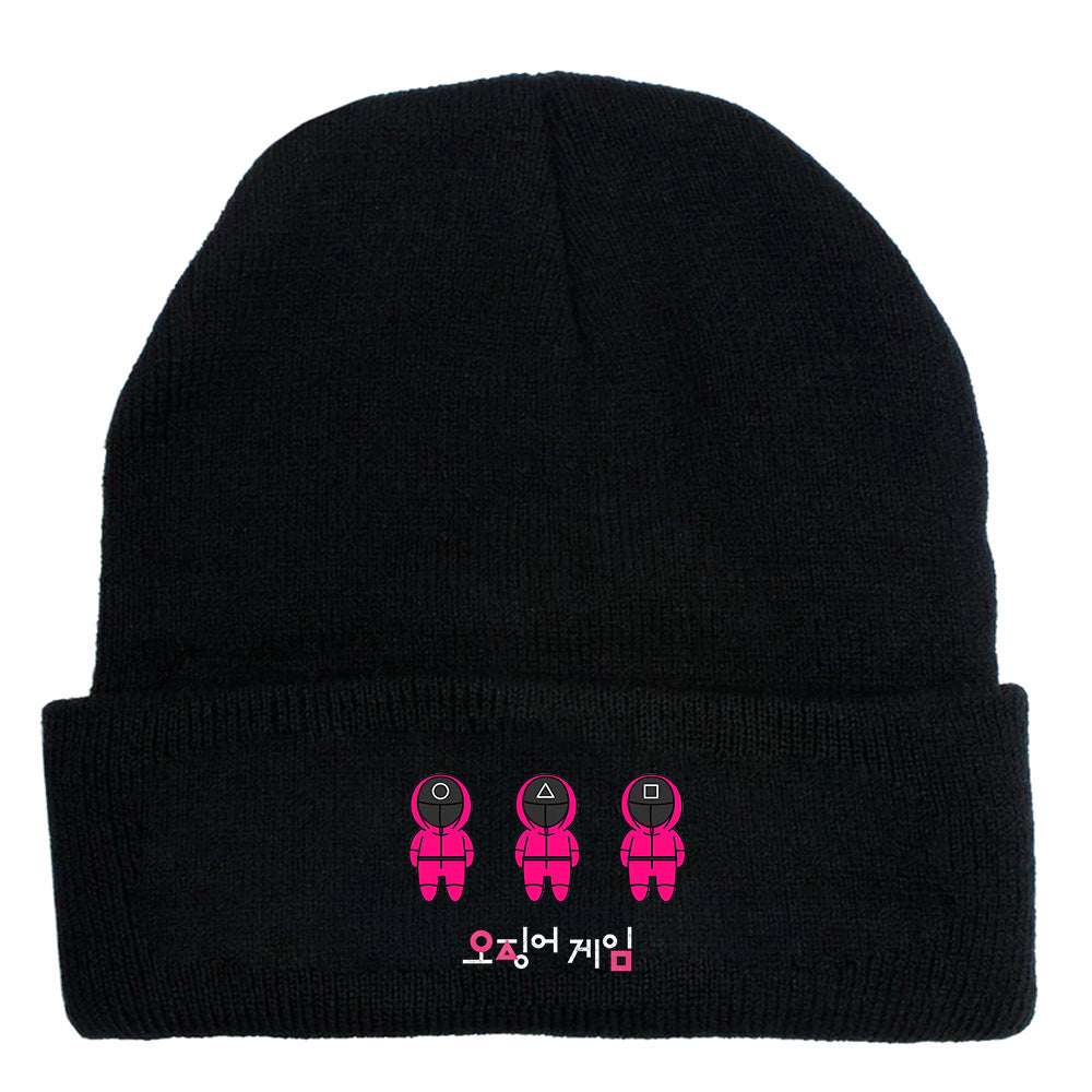 Simple Knitted 2D Digital Printing Beanie