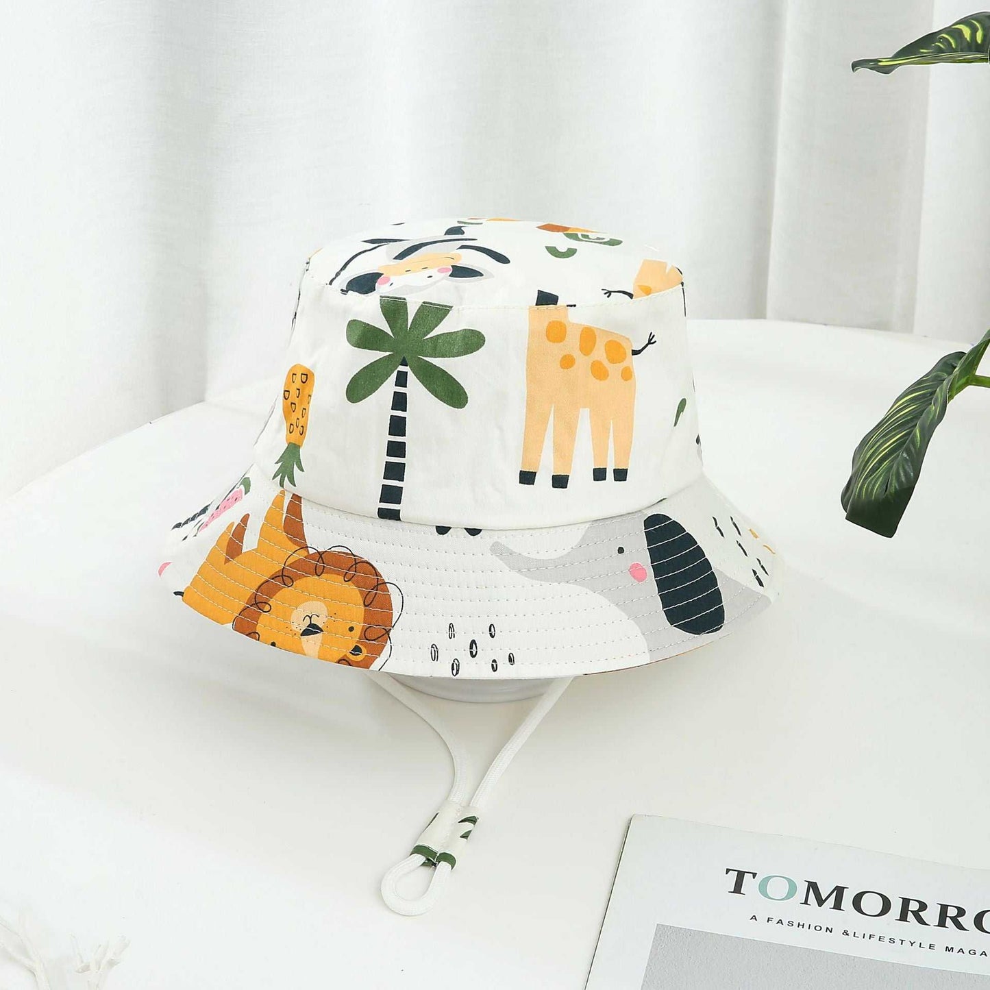 Children's Printed Bucket Sun Hat