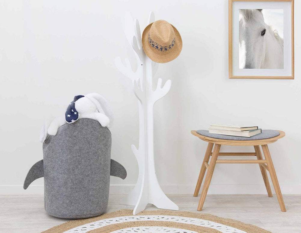 Cute Shark Shaped Kids Toy Storage Basket | Multi-Functional