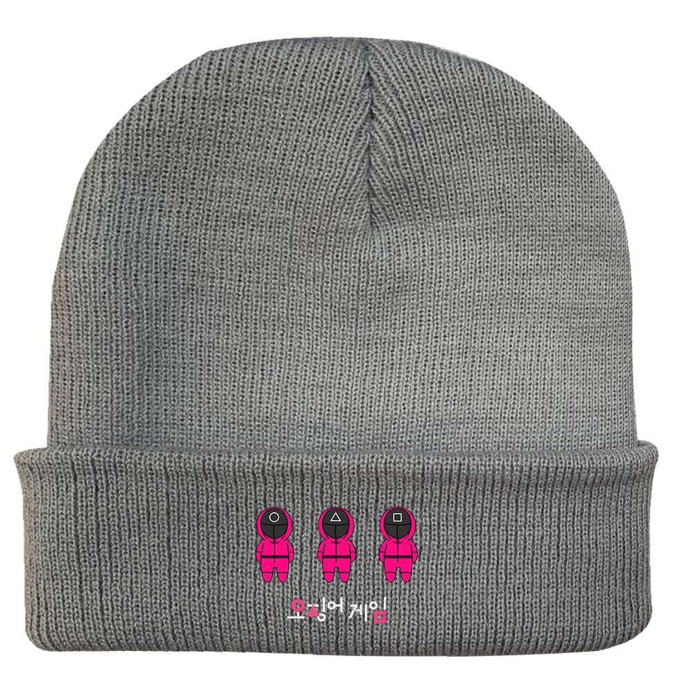 Simple Knitted 2D Digital Printing Beanie