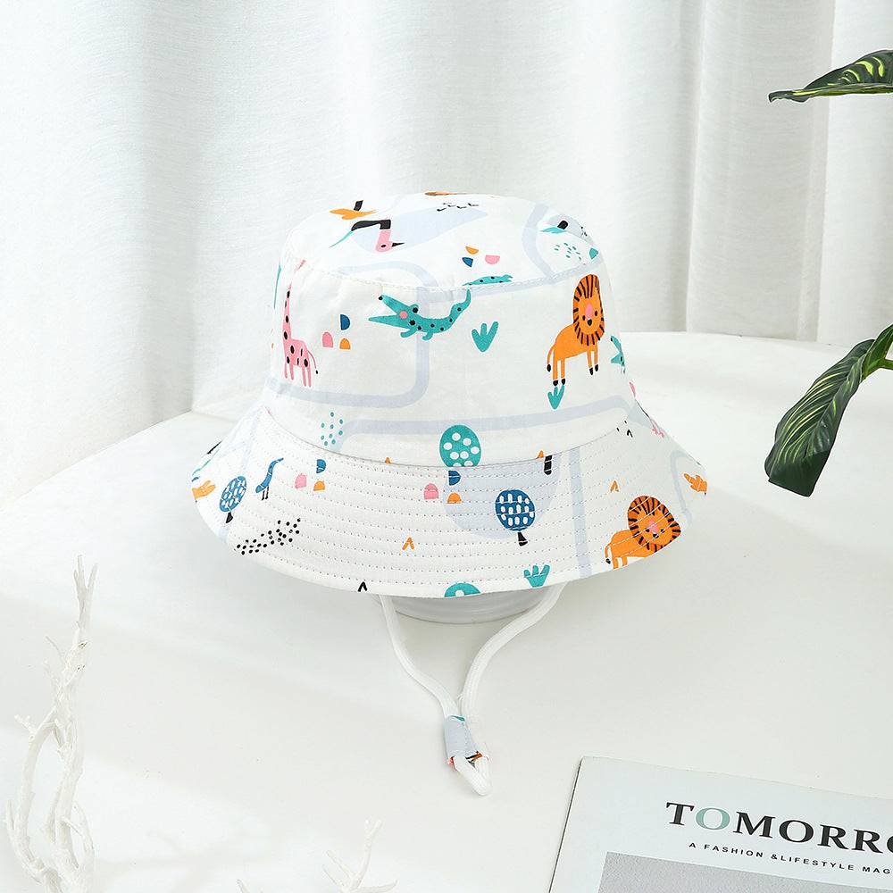 Children's Printed Bucket Sun Hat
