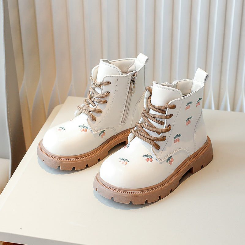 Comfortable Seasonal New Style Flower Printed Girls Boots