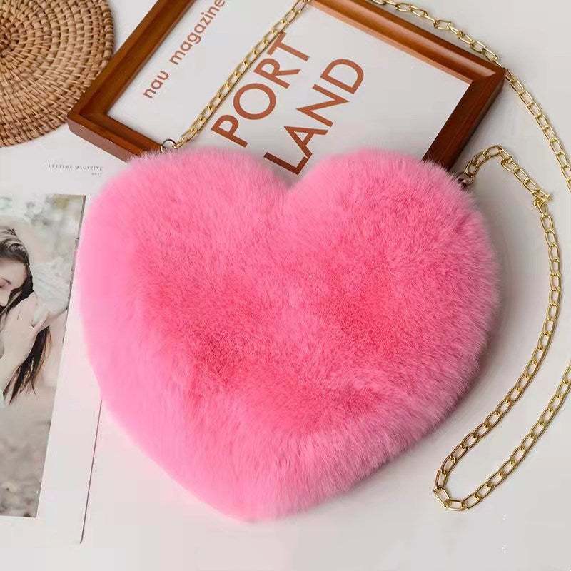 Love Plush Chain Purse