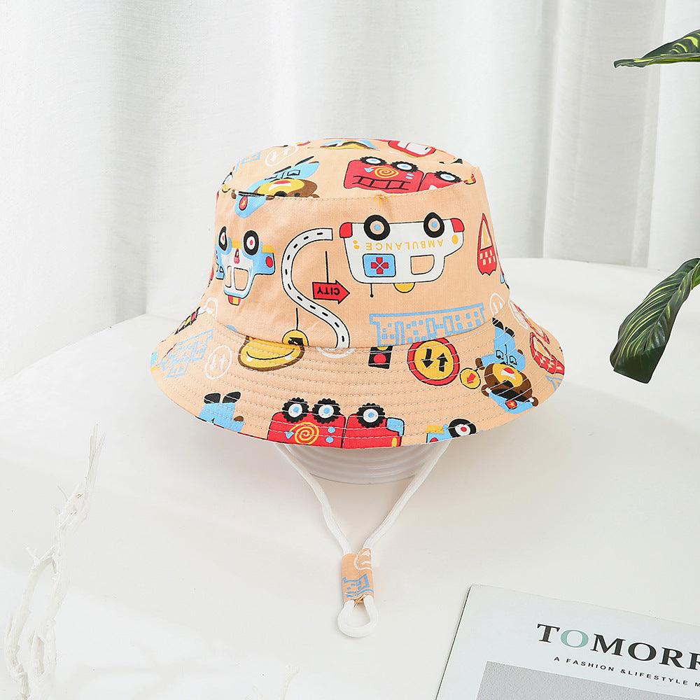 Children's Printed Bucket Sun Hat
