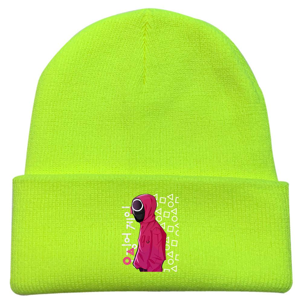 Simple Knitted 2D Digital Printing Beanie
