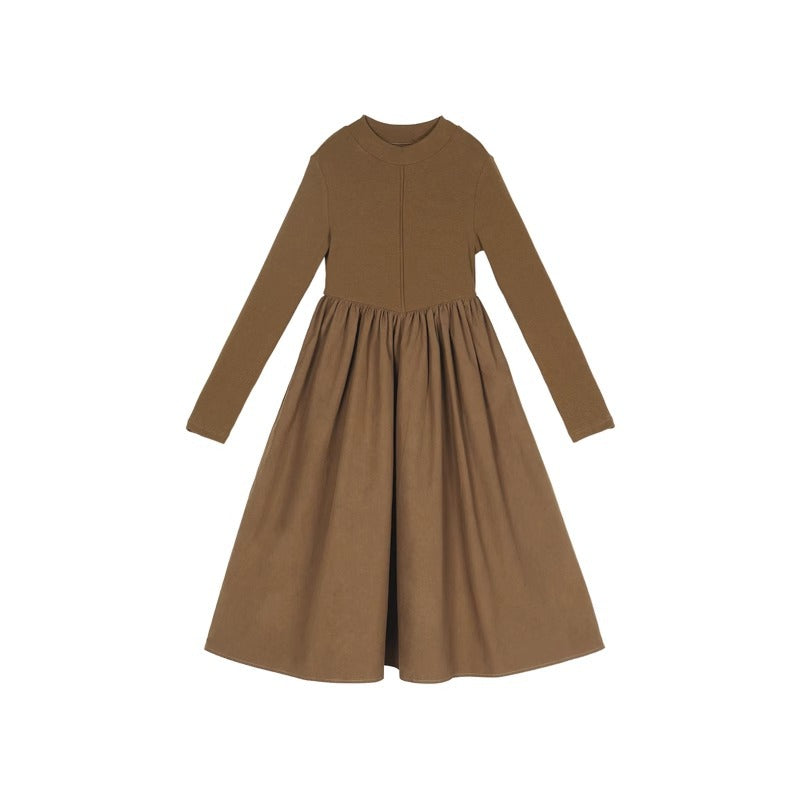 Children Autumn and Winter Long Sleeve Knitted Dress