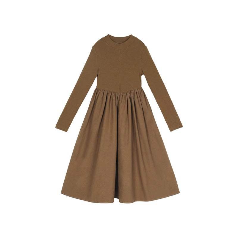 Children Autumn and Winter Casual Long Sleeve Knitted Dress