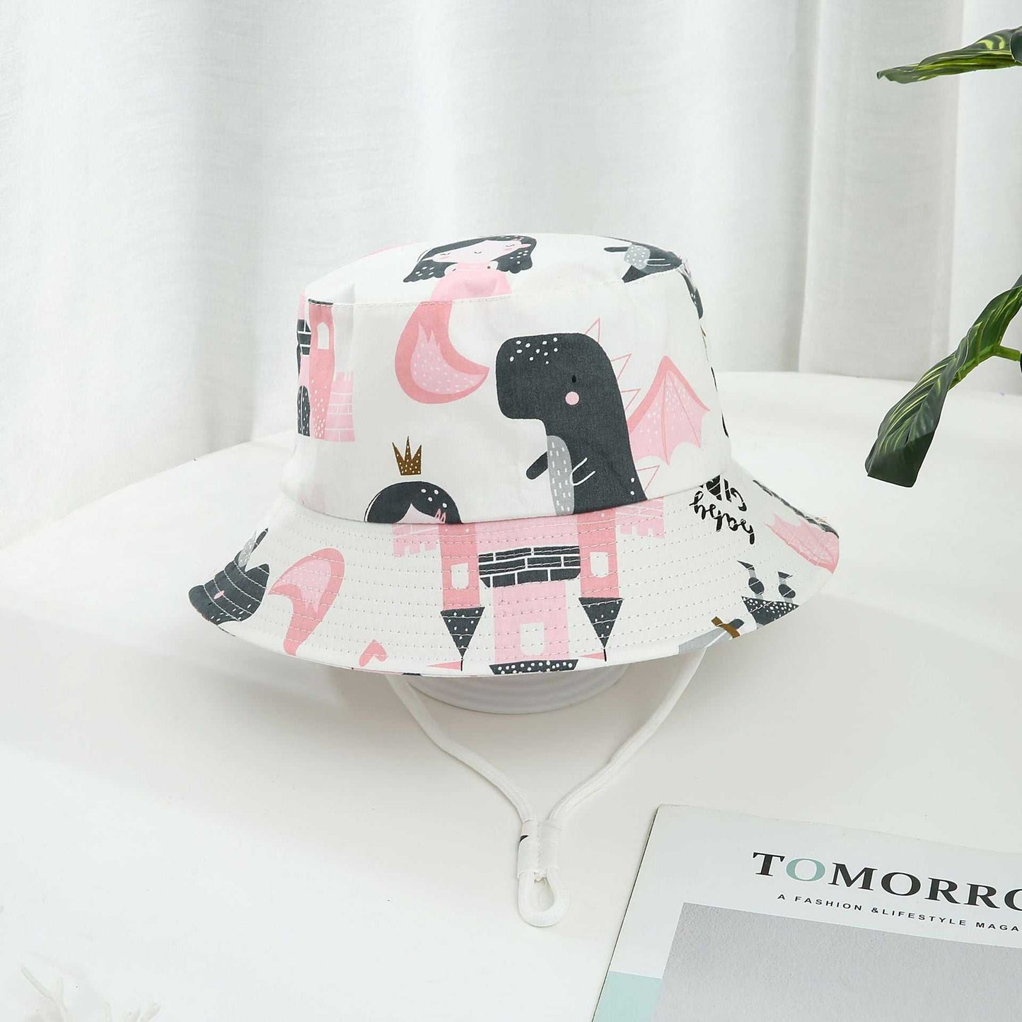 Children's Printed Bucket Sun Hat