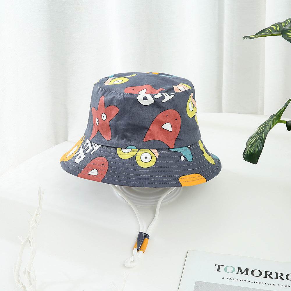 Children's Printed Bucket Sun Hat
