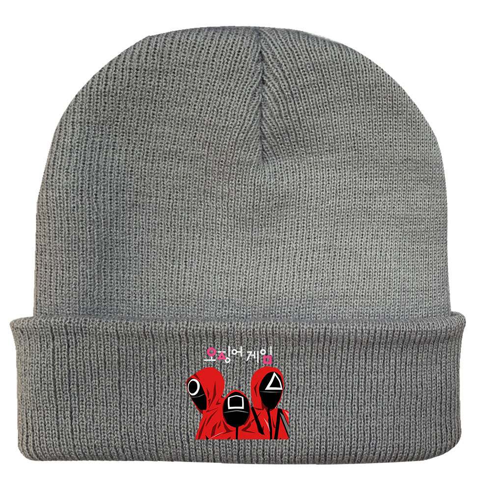 Simple Knitted 2D Digital Printing Beanie